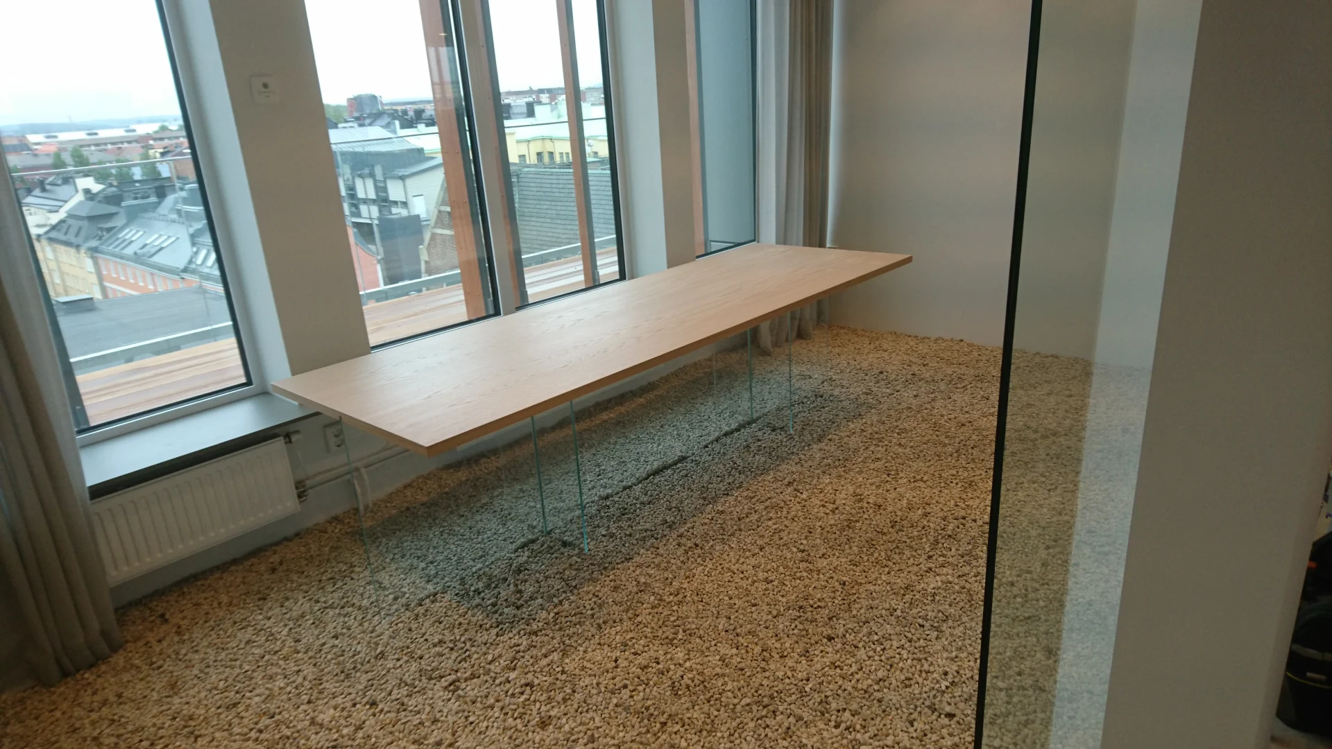 Fönsterbänk i trä